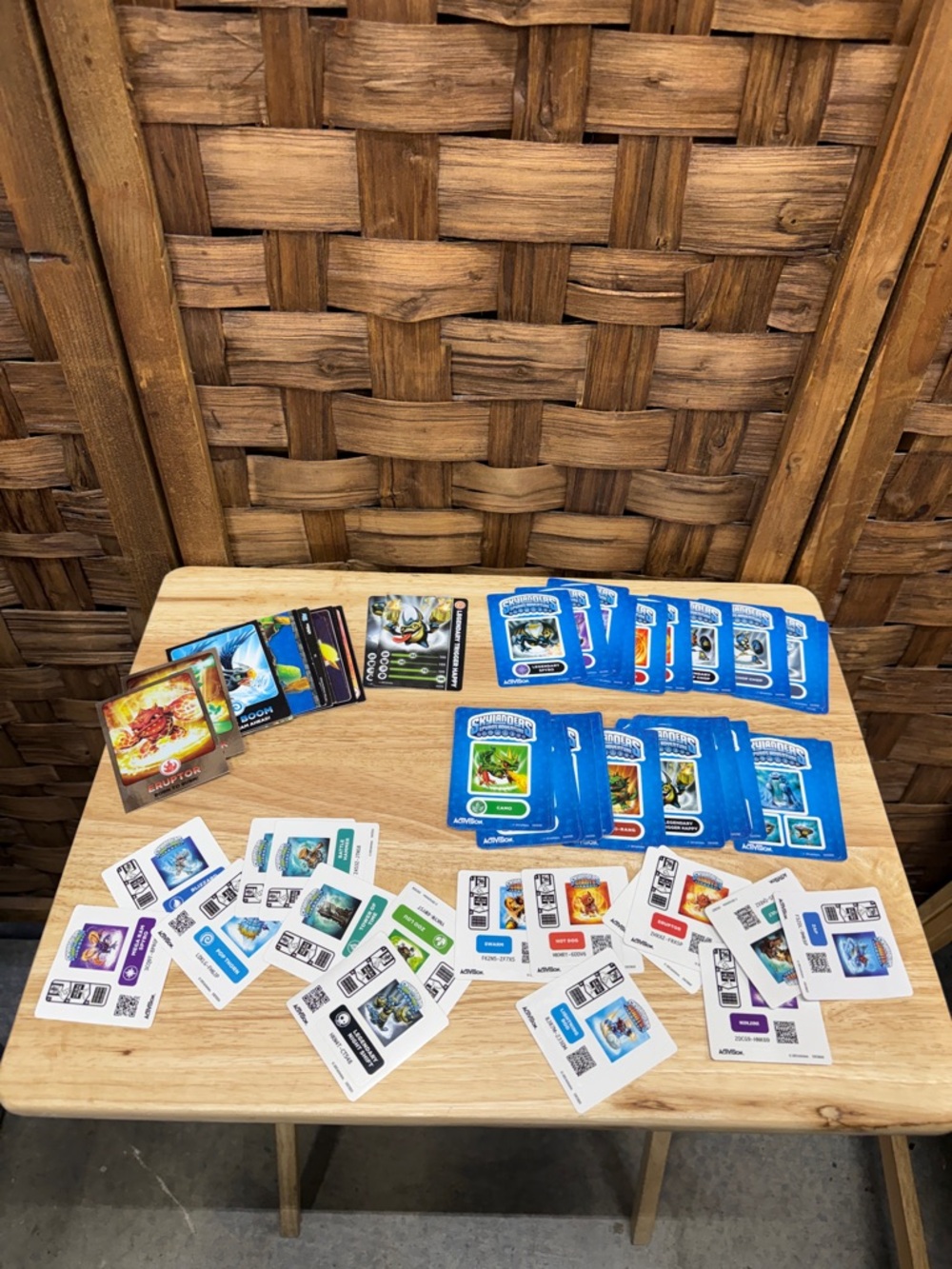 Activision Skylanders Card lot and stickers